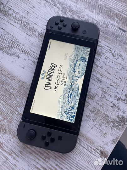Nintendo switch + чип+игры+карта памяти 128
