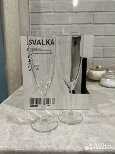 Бокалы под шампанское IKEA