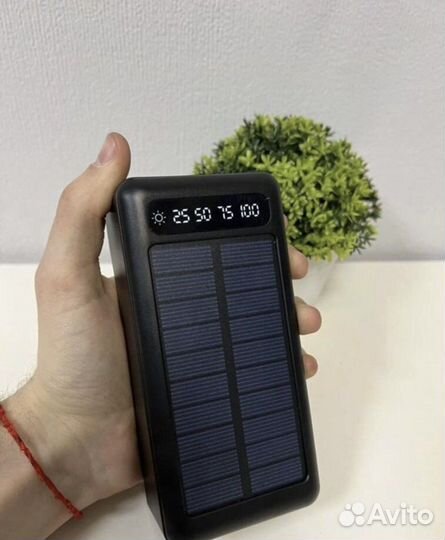 Повербанк 50.000 mAh с солнечной батареей