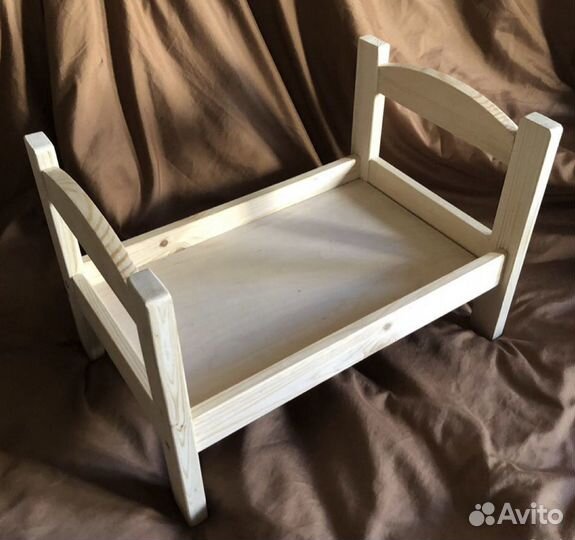 Детская кроватка для кукол деревянная стиль IKEA
