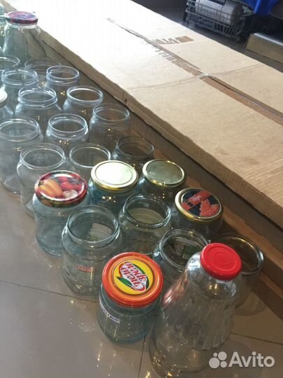 Стеклянные банки 0,5, 0,75, 1, 1,5, 2, 3 литра