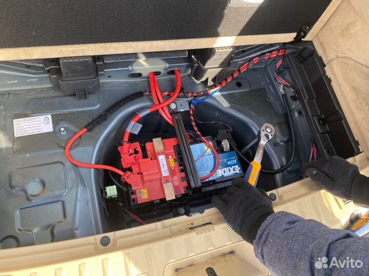 Аккумулятор 95Ач AGM для BMW с установкой