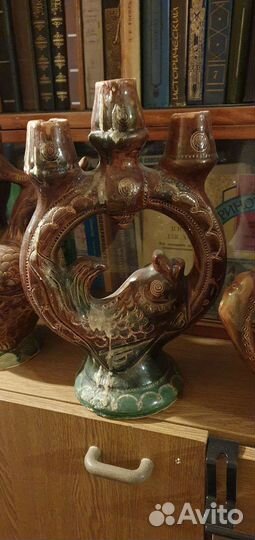 Сколпинская керамика вазы графины