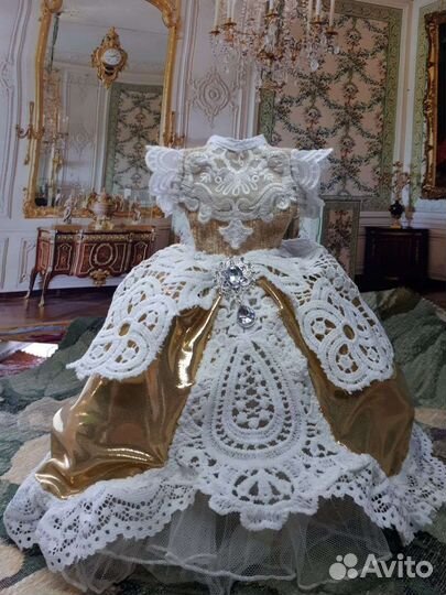 Платье принцессы пышное для куклы Барби