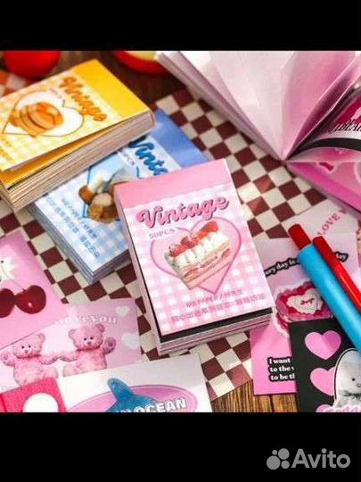 Наклейки 50 шт скрапбукинг винтажные