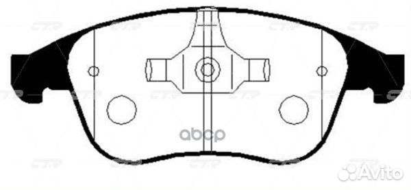 Ckss-13 Колодки тормозные дисковые перед