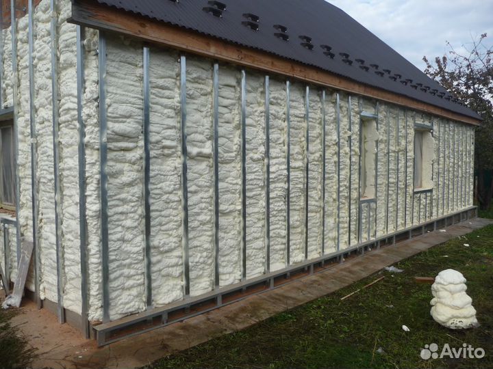 Утепление, теплоизоляция фасада, стен, крыши дома