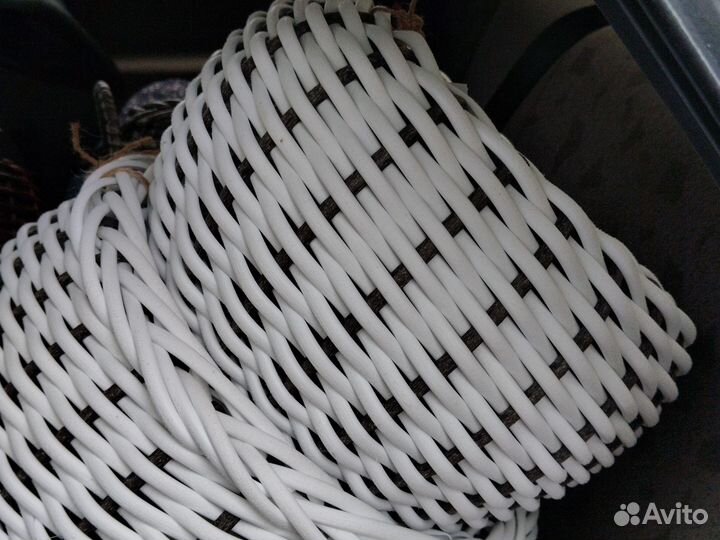 Кашпо корзины из ротанга