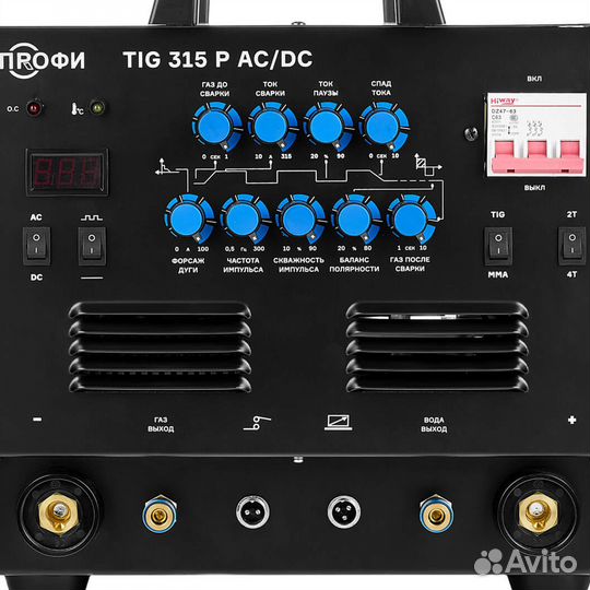 Сварочный инвертор профи TIG 315 P AC/DC