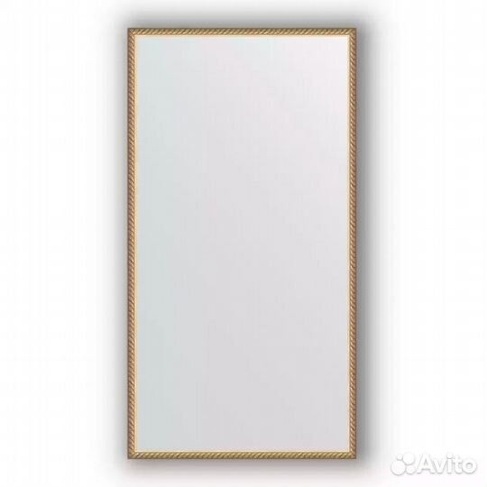 Зеркало Evoform Definite 108х58 Витая латунь