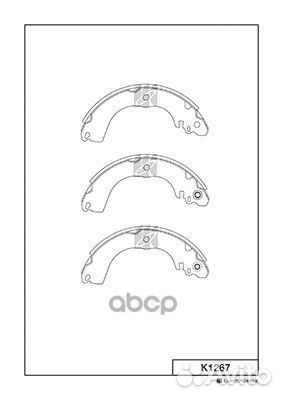 Колодки тормозные барабанные Nissan Tiida All 0