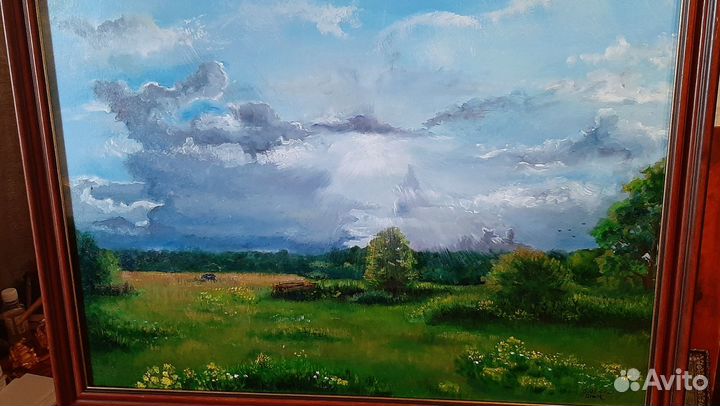 Картина маслом на холсте пейзаж