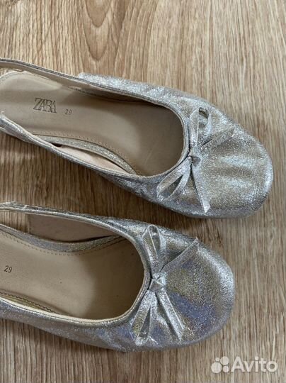 Нарядные сандали балетки на девочку Zara оригинал