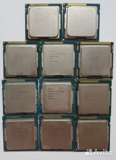 Процессор intel i5 1, 2,3,4 поколение