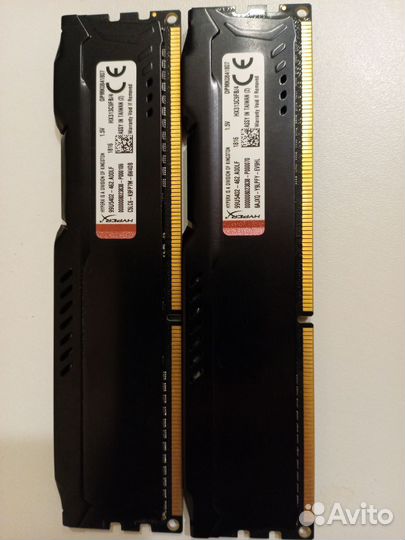 Оперативная память Kingston HyperX fury Black 16GB