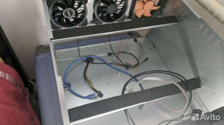 Корпус для майнинга ExeGate Pro 6-470 без бп, 2*U