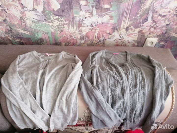 Рубашки и кофты на девочку школьные