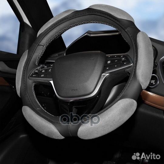 Оплетка спонжевая, цвет серый, 40 см/L AWC-SS-08L