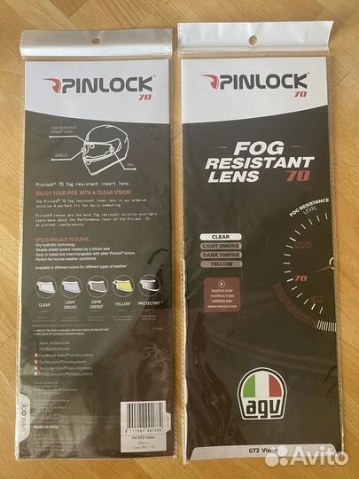 Пинлок Pinlock DKS 118 на шлемы AGV K1, K3 SV, K5