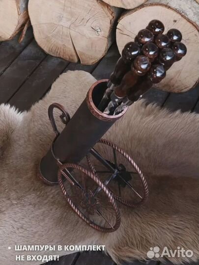 Кованая подставка для шампуров 