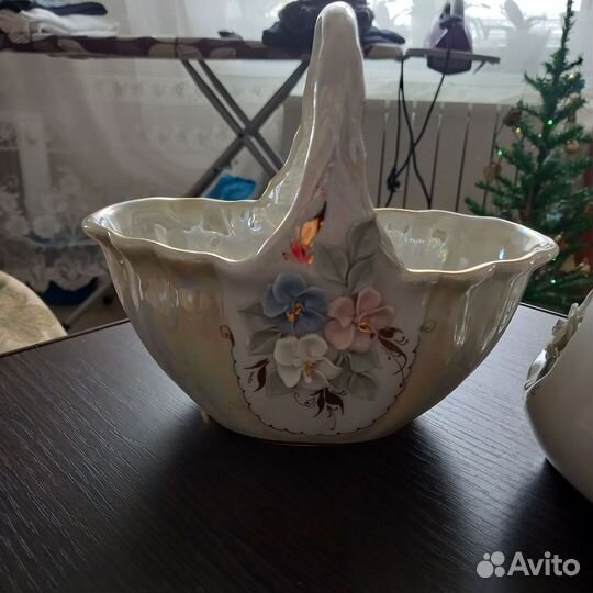 Корзинка шкатулкакисловодскчайник Сахарница Довбыш