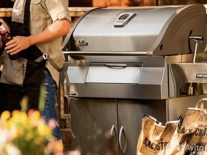 Гриль на дровах Napoleon PRO605, 170х73х130 см