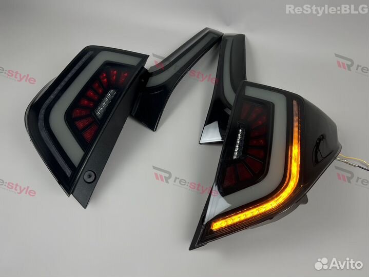 Стопы Honda Fit с14г Дымчатые LED