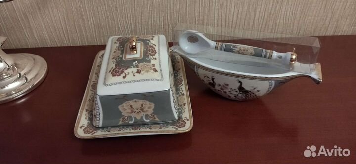 Маслëнка + икорница с ложечкой