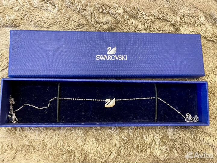 Swarovski кулон на цепочке