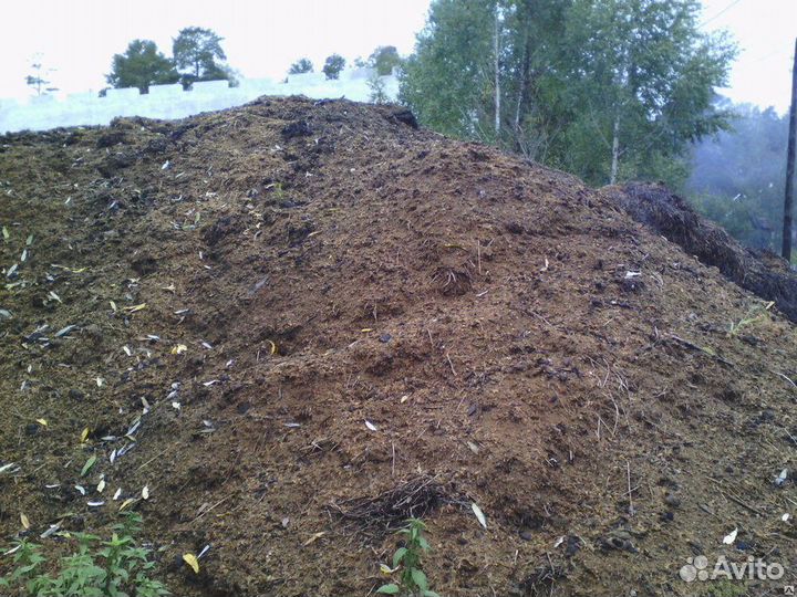 Навоз конский с доставкой (перегной)