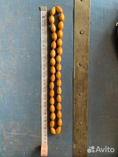 Бусы деревянные Винтаж СССР