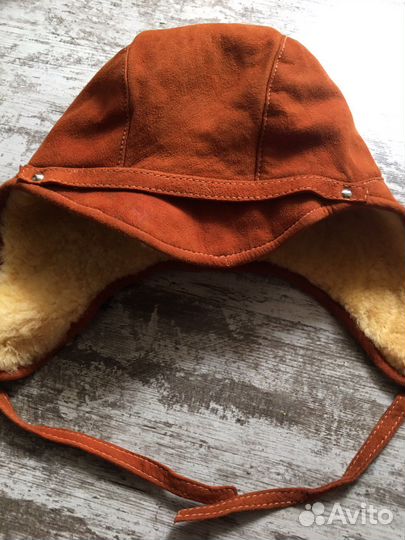 Шапка шлем для мальчика 52 54 зима