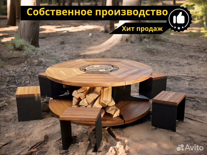 Модульные барбекю гриль столы для бизнеса