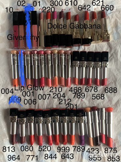 Помады бренды оригиналы+Почта