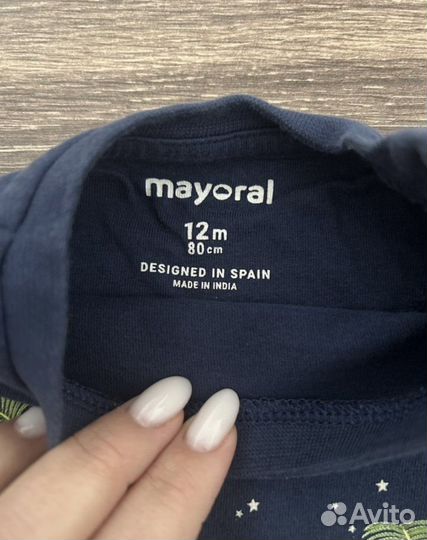 Футболка mayoral 80 см