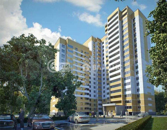 2-к. квартира, 72,3 м², 14/16 эт.