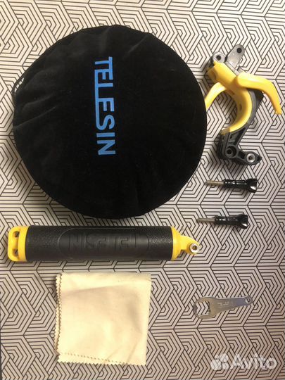 Купол Dome Port Telesin для GoPro 5 6 7