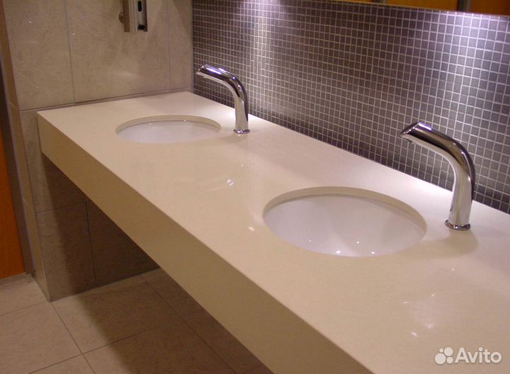 Столешница из камня для ванной от производителя