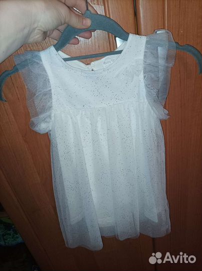 Платье белое 92 рост