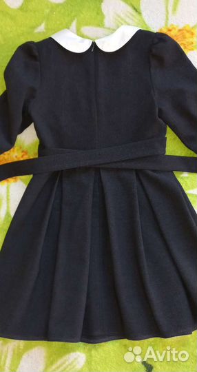 Школьная форма. Школьное платье серое 134-140