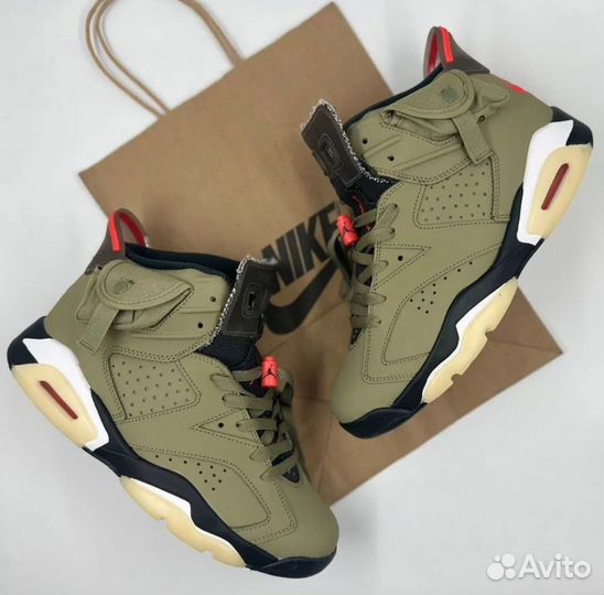 Nike Air Jordan 6 Retro Olive Travis Scott