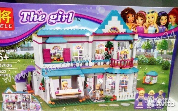 Конструктор для девочек 622 дет