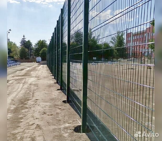 Забор сетка 3д