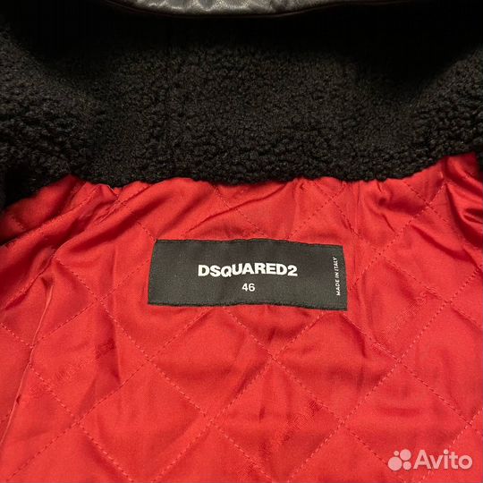 Кожаная куртка dsquared2