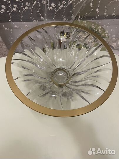 Ваза для фруктов богемия