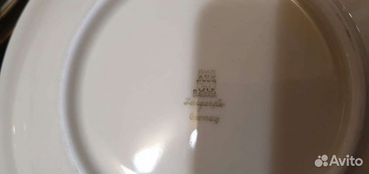 Тарелки, блюдца, чашки, блюдо Бавария