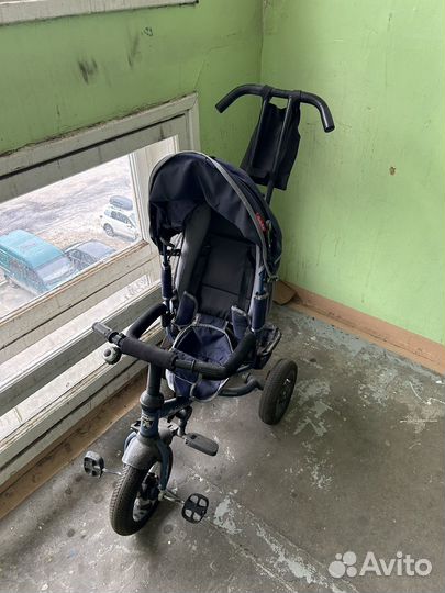 Детский велосипед с родительской ручкой