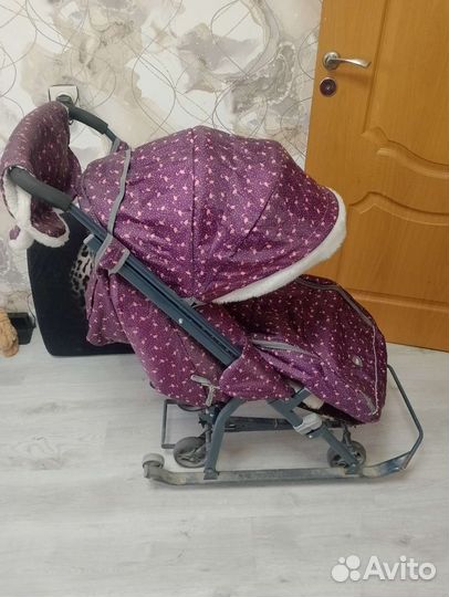 Коляска санки