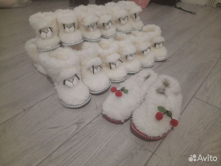 Чуни из овчины