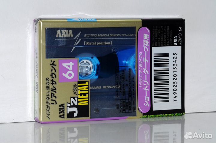 Аудиокассеты axia metal 64 japan market (5373)